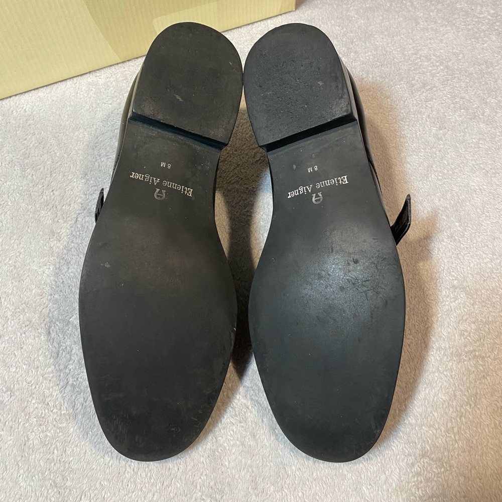 Etienne Aigner Elvis Black Size 8 M - Picture 5 of 5